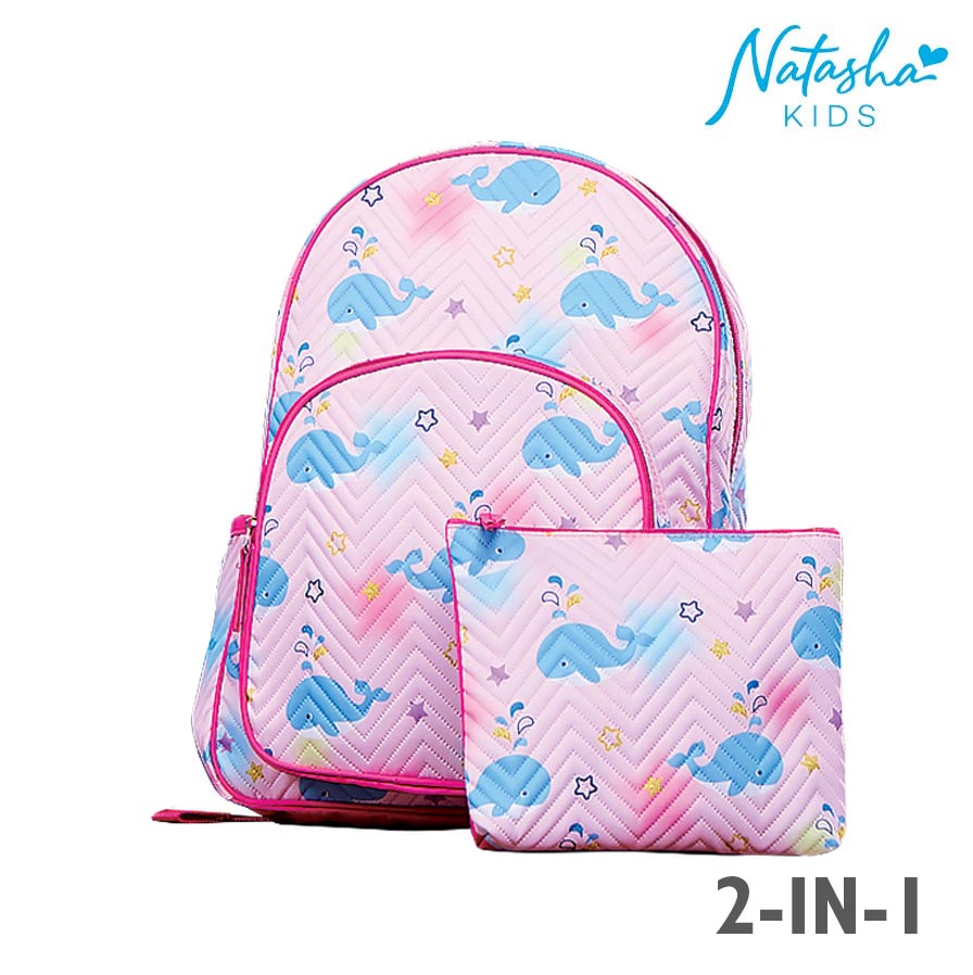 Cereva Kid's Girls 2in1 Backpack School Bag - Natasha Kids
