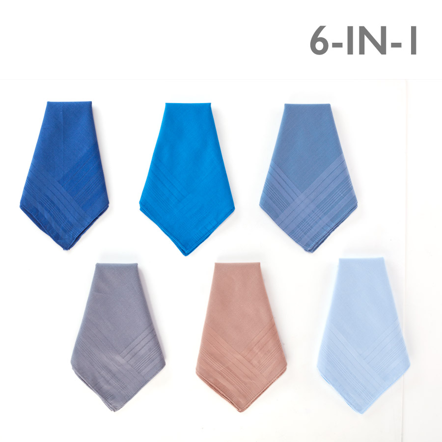 Je184 Men's 6in1 Handkerchief - Nathaniel