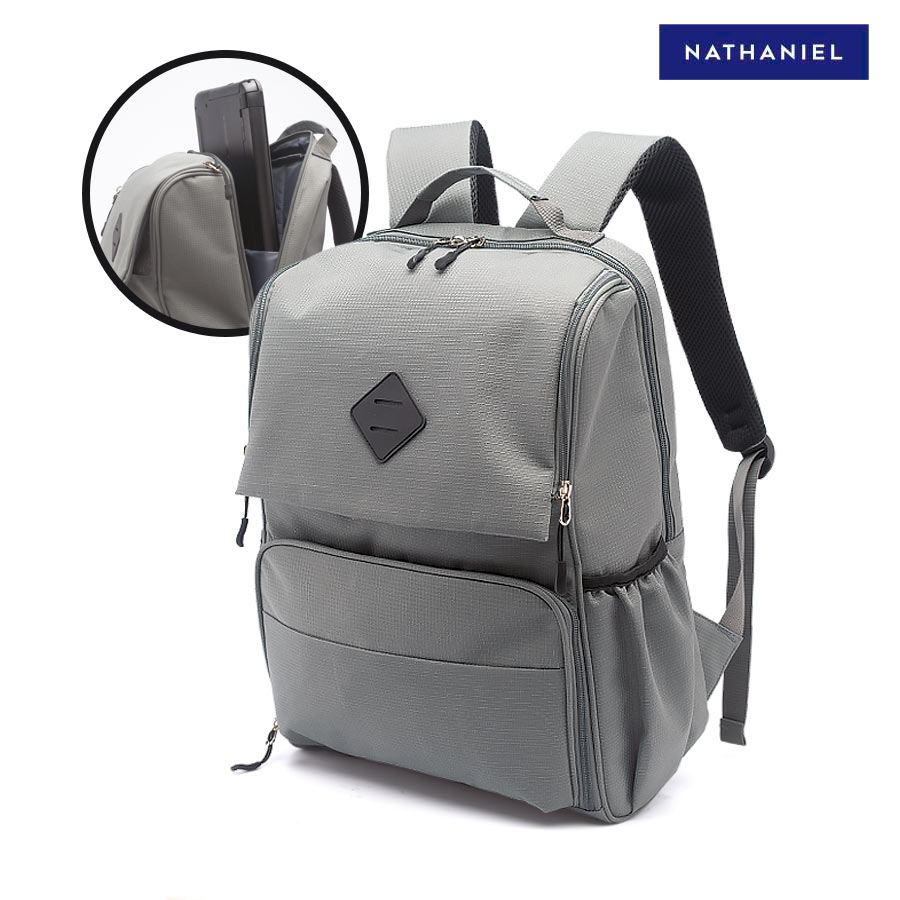Leono Men's Backpack School Bag - Nathaniel