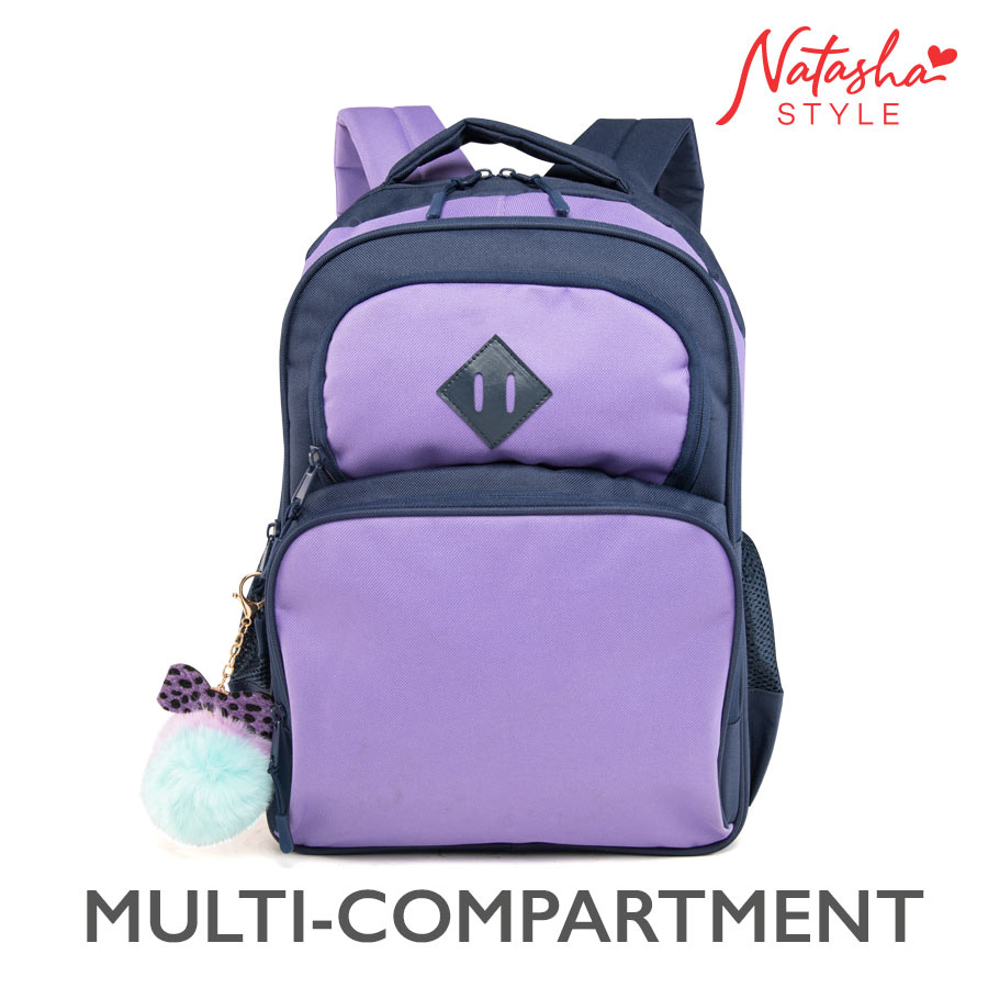 Cerulean Ladies Backpack School Bag - Natasha Style 