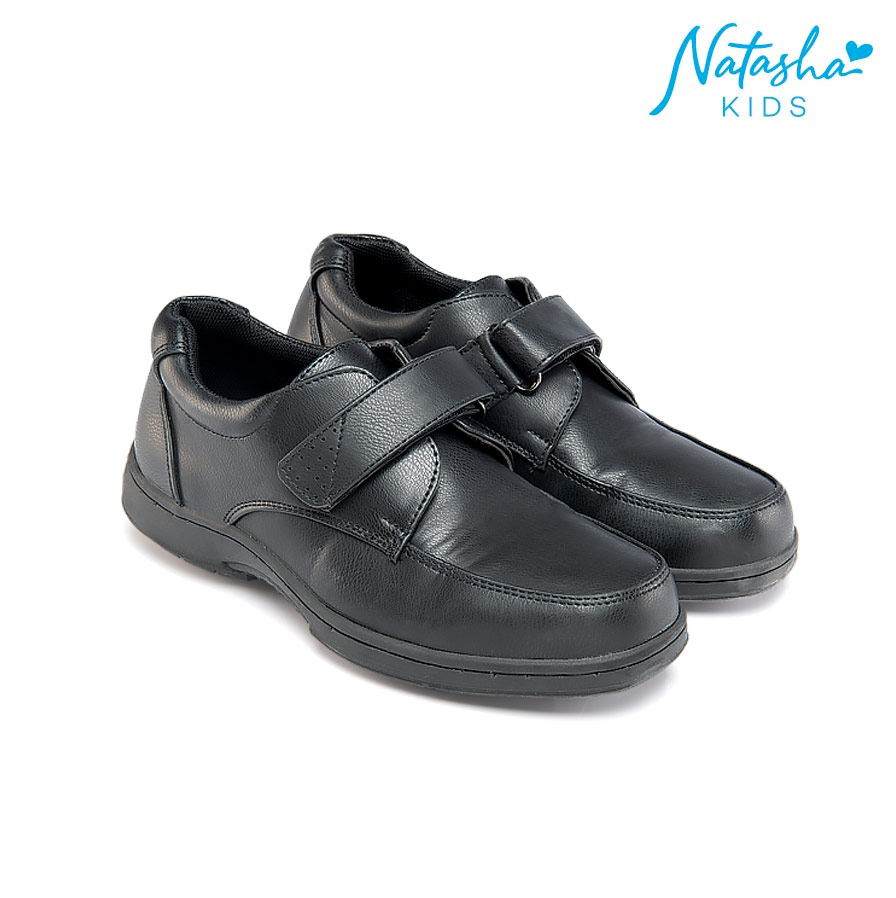 Aidan Kid's Boys Black Shoes - Natasha Kids