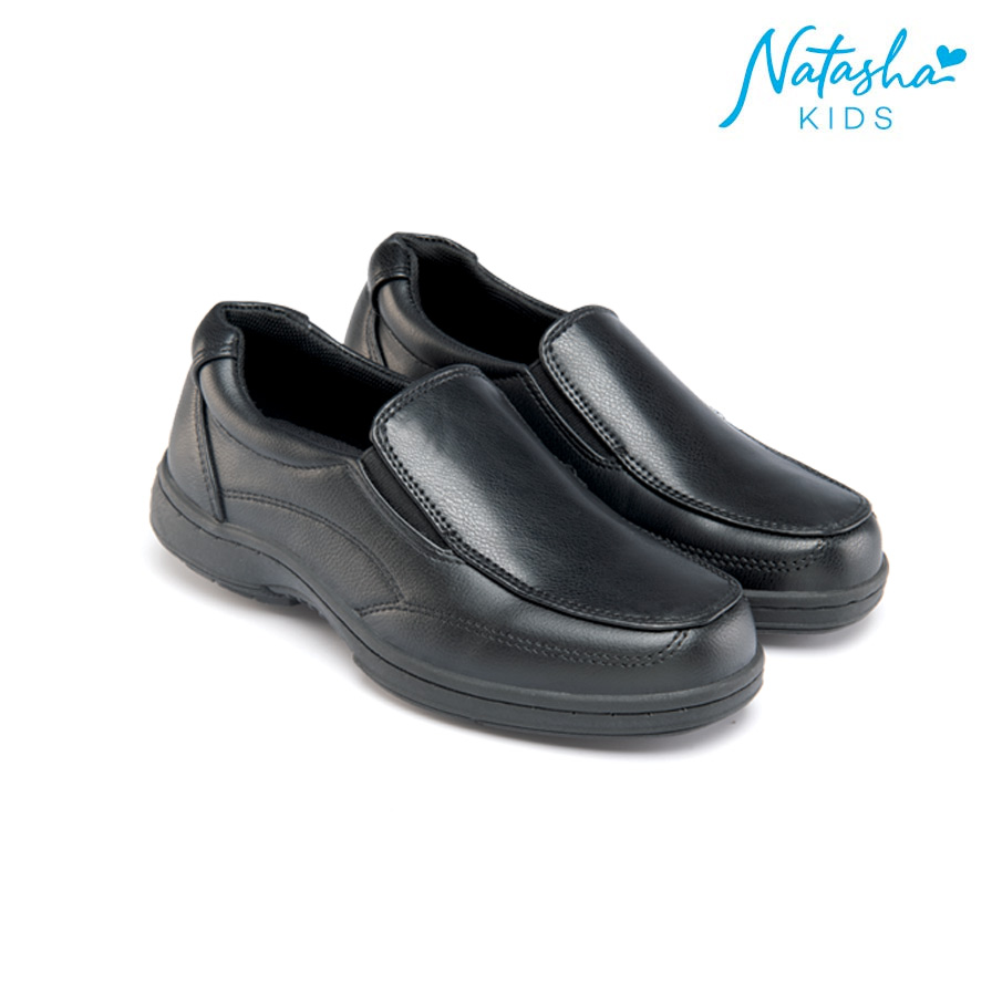Aukland Kid's Boys Black Shoes - Natasha Kids