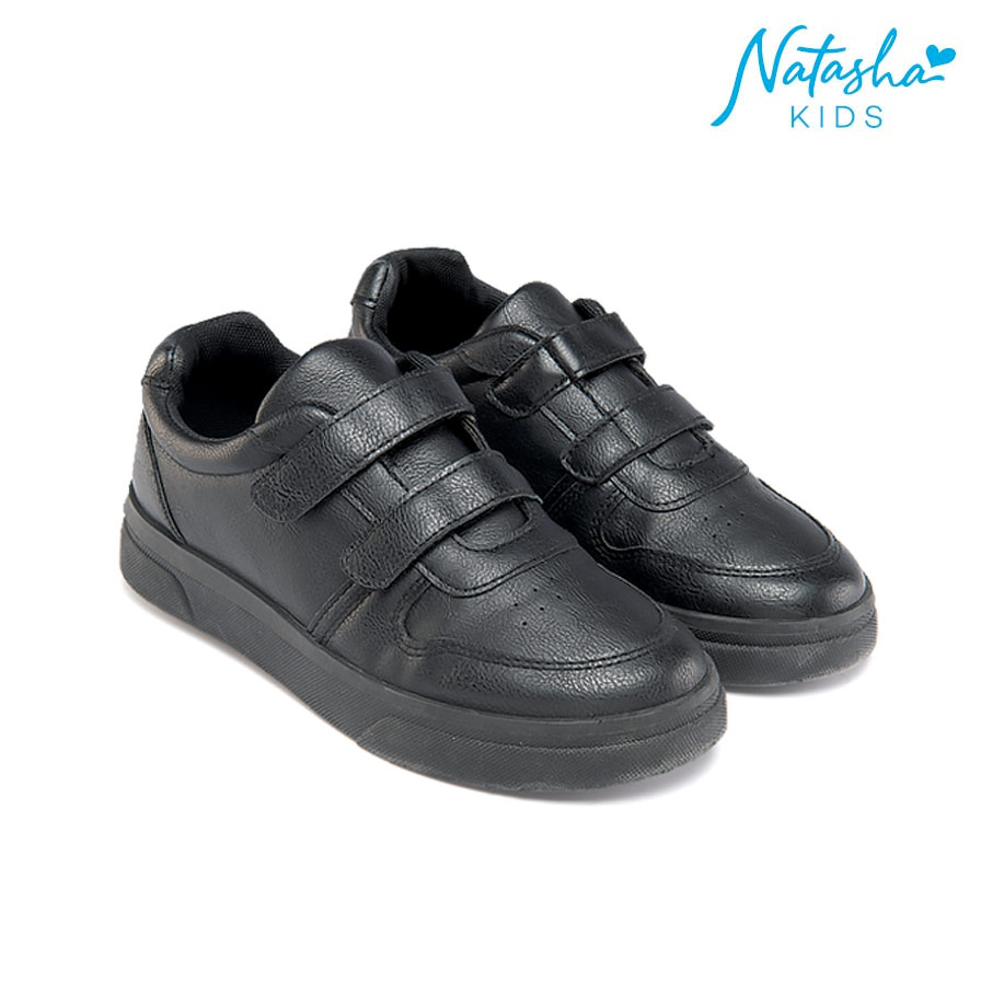 Hampton Kid's Boys Black Shoes - Natasha Kid