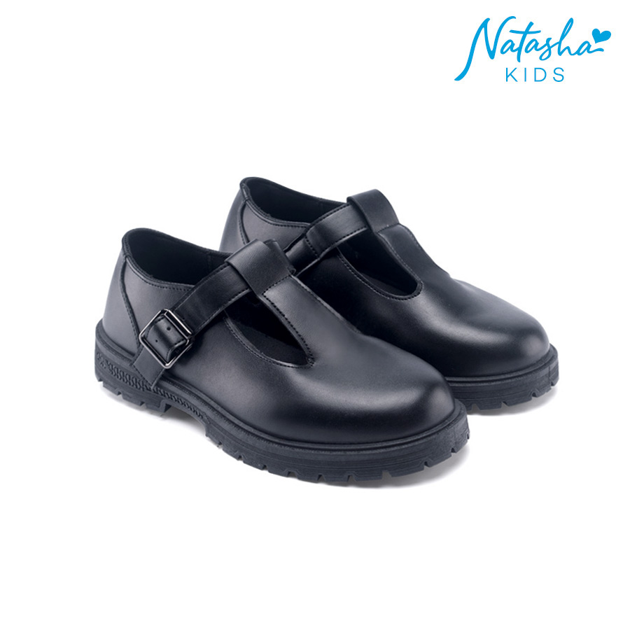 Shellista Kid's Girls Black Shoes - Natasha Kids
