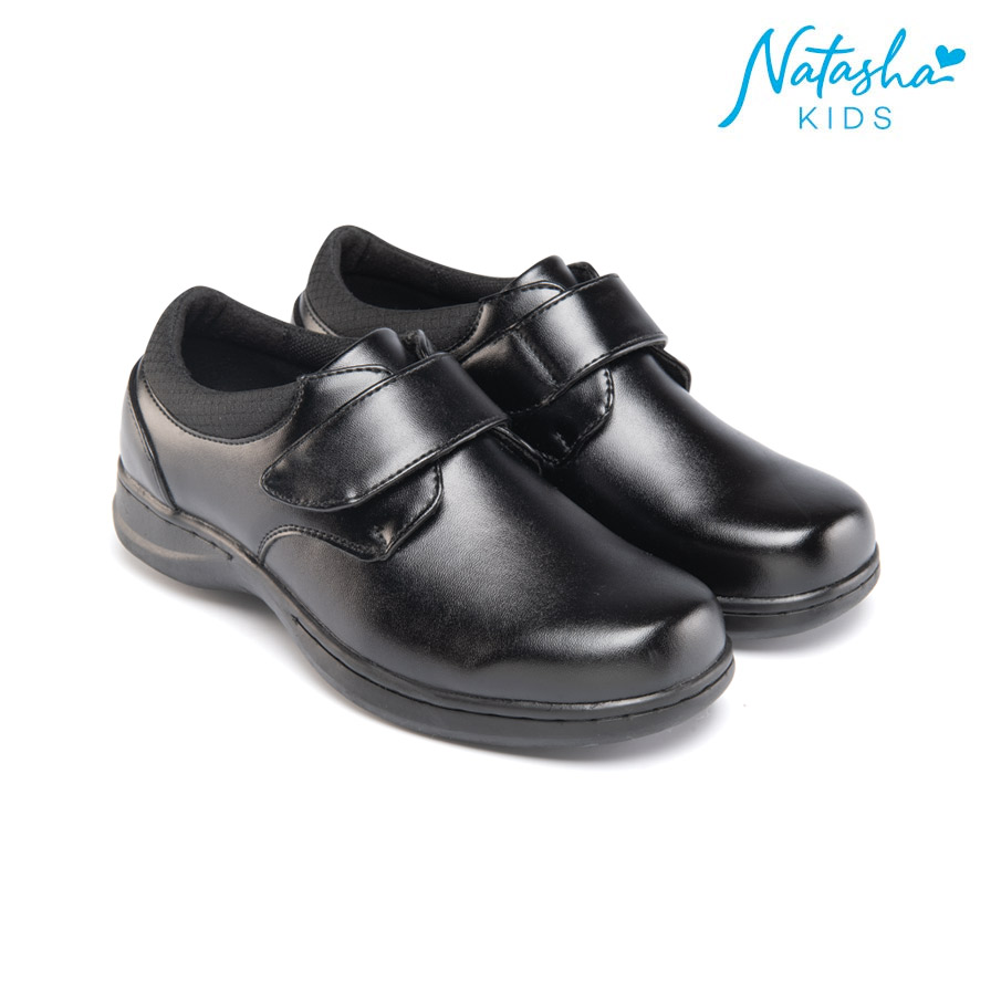 Kendrick Preteens Boys Black School Shoes - Natasha Kids