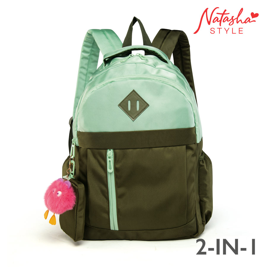 Emphatic Ladies Backpack School Bag - Natasha Style