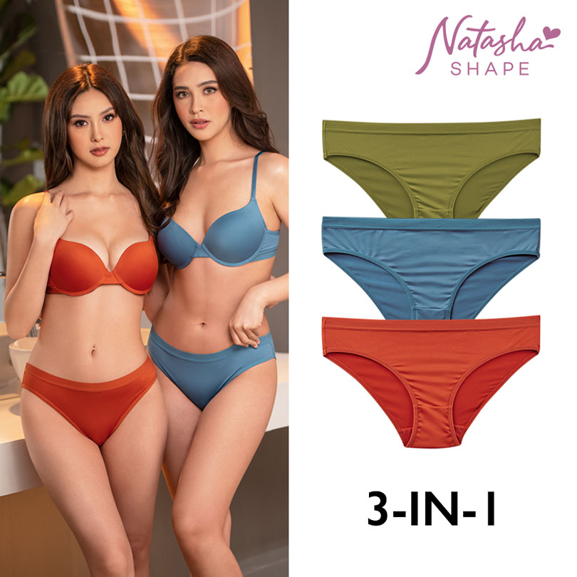 Lalisa Ladies' 3 In 1 Hipster Panty - Natasha Shape