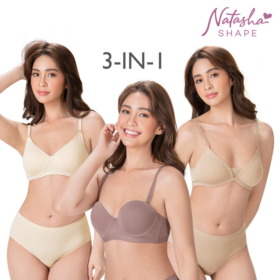 Donnathalia Ladies' 3-in-1 Non-wire Bra - Natasha Shape