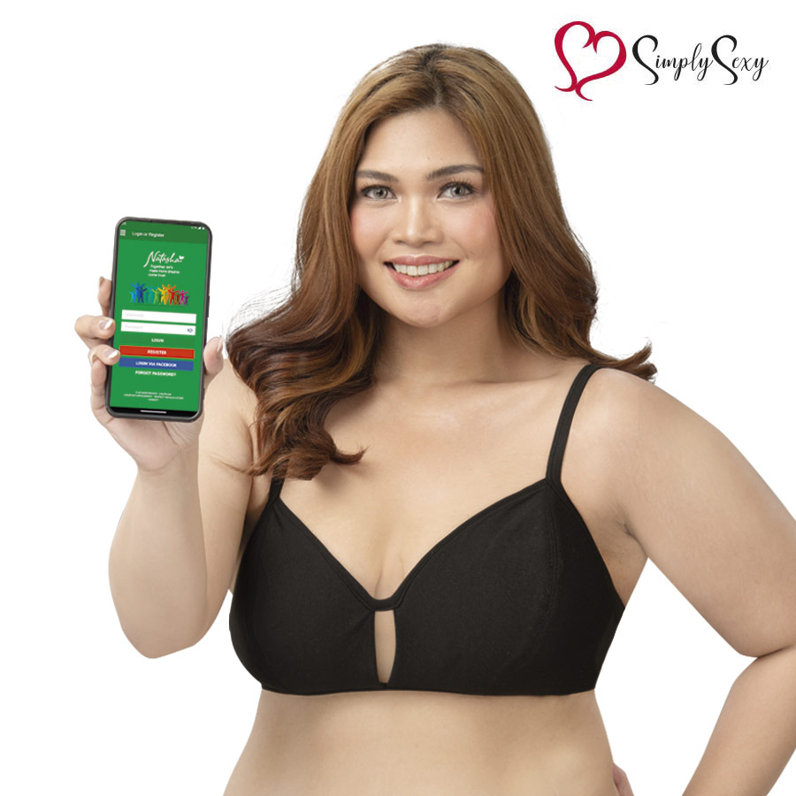 Herlindajade Ladies' Plus Black Non-wire Soft Cup Bra - Simply Sexy 