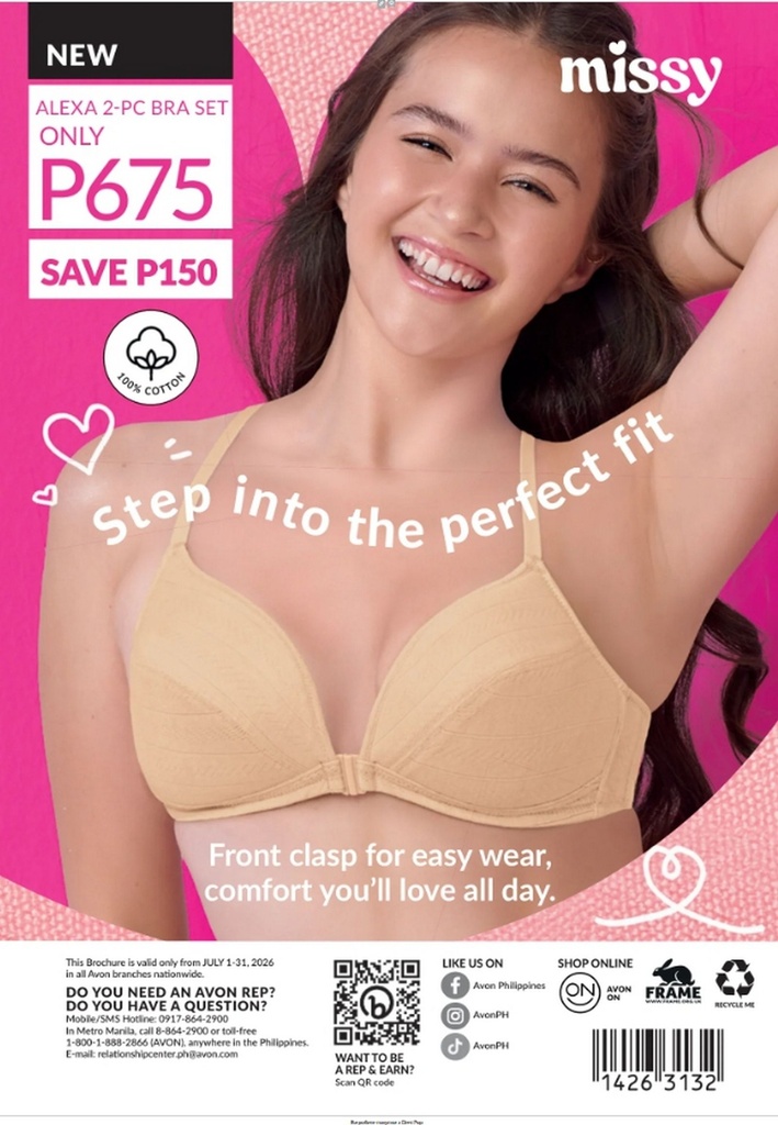 Alexa 2-Pc Non-wire Bra Set - Missy