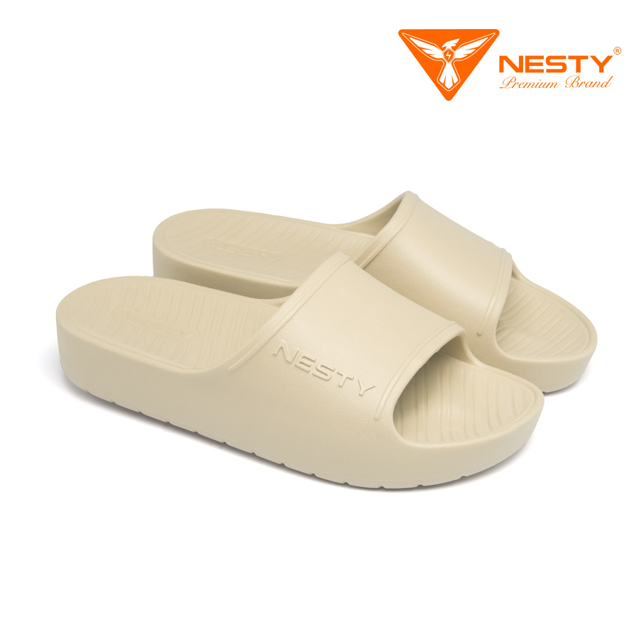 Bay Ladies Light Brown Slip-on Slides - Nesty