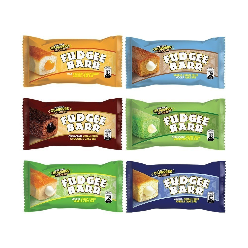 Fudgee Barr Cream-filled Cake Bar - Rebisco
