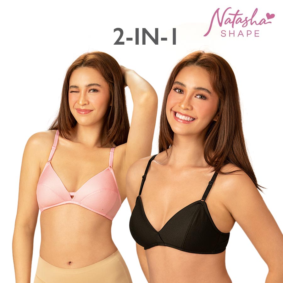 Nv926 2-in-1 Ladies Non-wire Soft Cup Bra - Natasha Shape