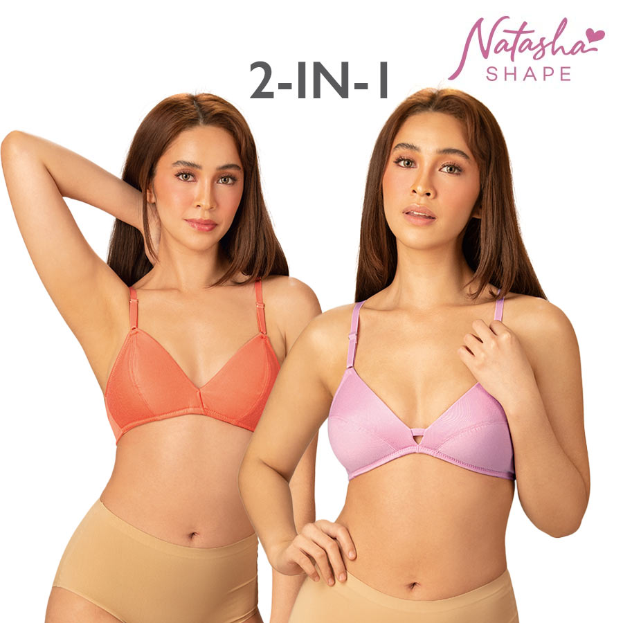 Graciafina 2-in-1 Ladies Non-wire Soft Cup Bra - Natasha Shape