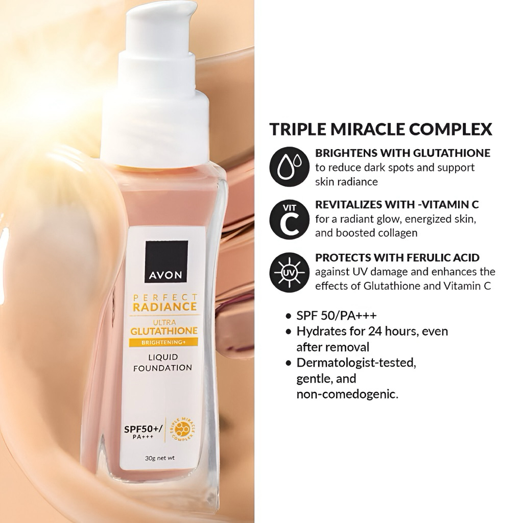 Perfect Radiance Liquid Foundation - Avon