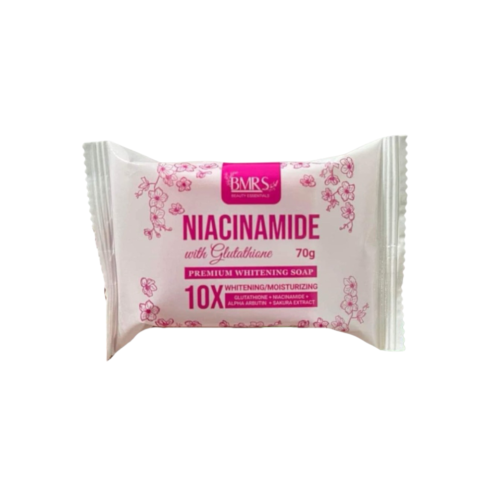 Niacinamide With Glutathione Premium Whitening Soap - BMRS