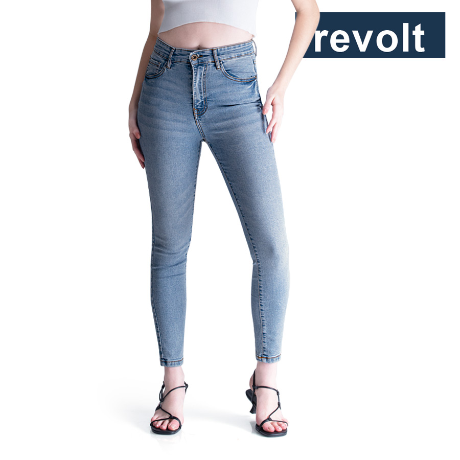 Ivylou Oceanblue Ladies Skinny Jeans - Revolt