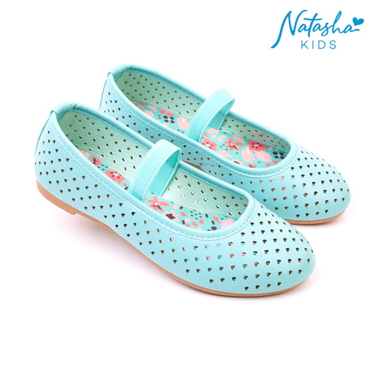 Kindhearted Tealblue Casual Shoes - Natasha Kids