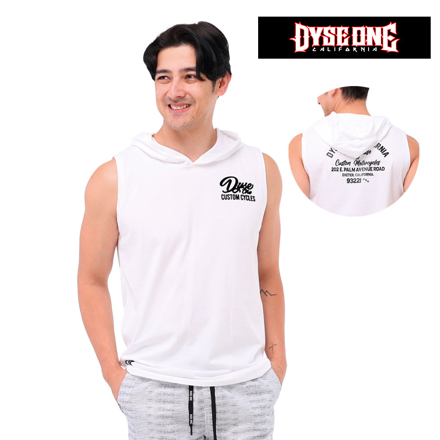 Daisuke Men's Sleeveless Shirt with Hoodie - Dyse One