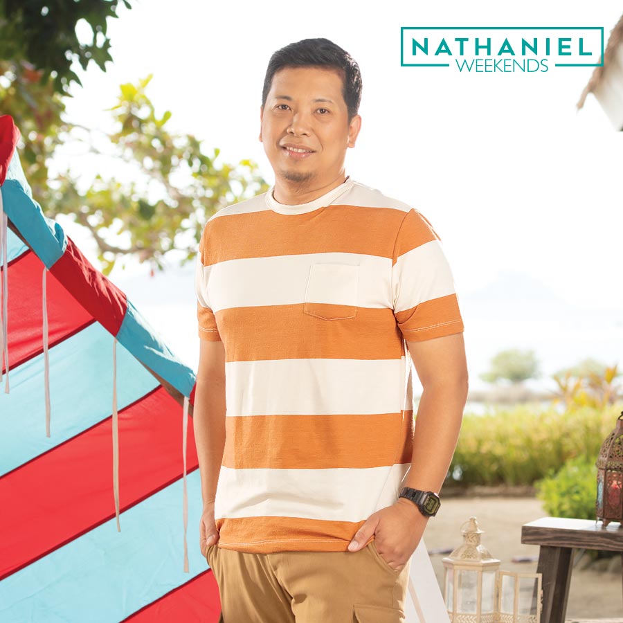 Justo Men's Multi-color Striped Shirt - Nathaniel Weekends