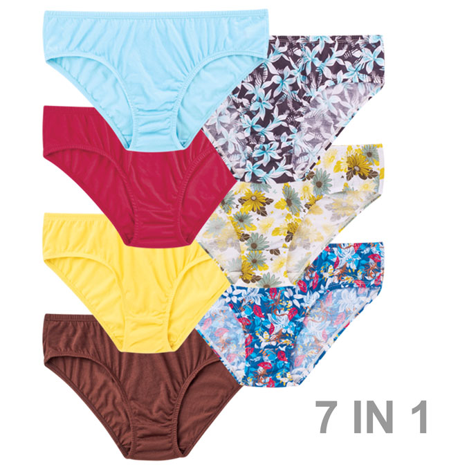 Arlette Plus Ladies 7-in-1 Bikini Panty - Natasha