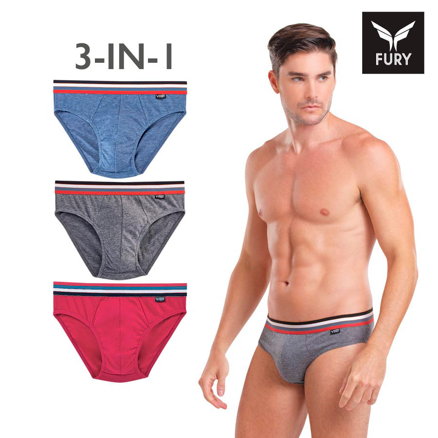 Nigel 3in1 Bikini Brief - Fury