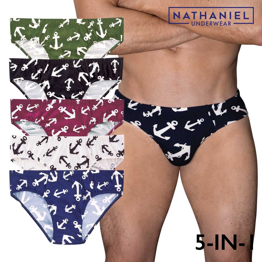 Colby  Men's 5 In 1 Bikini Brief - Nathaniel