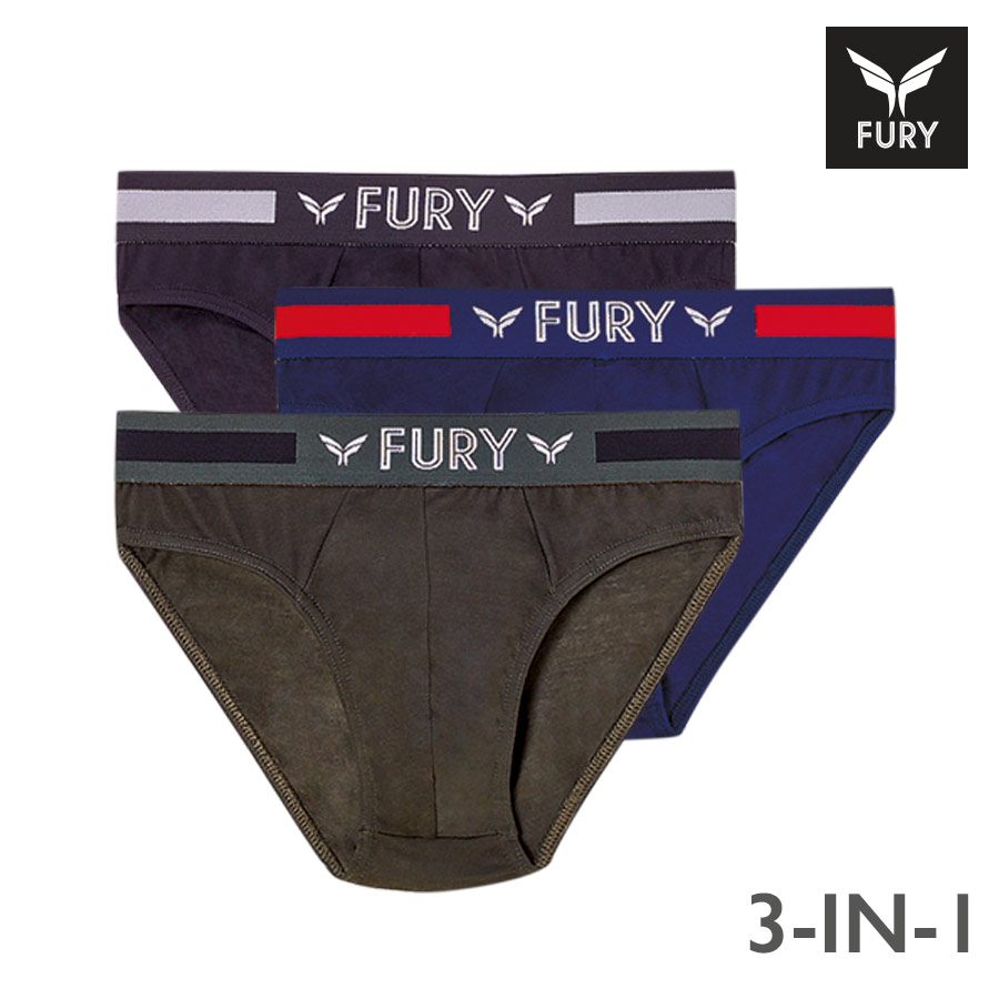 Marshall 3in1 Bikini Brief - Fury