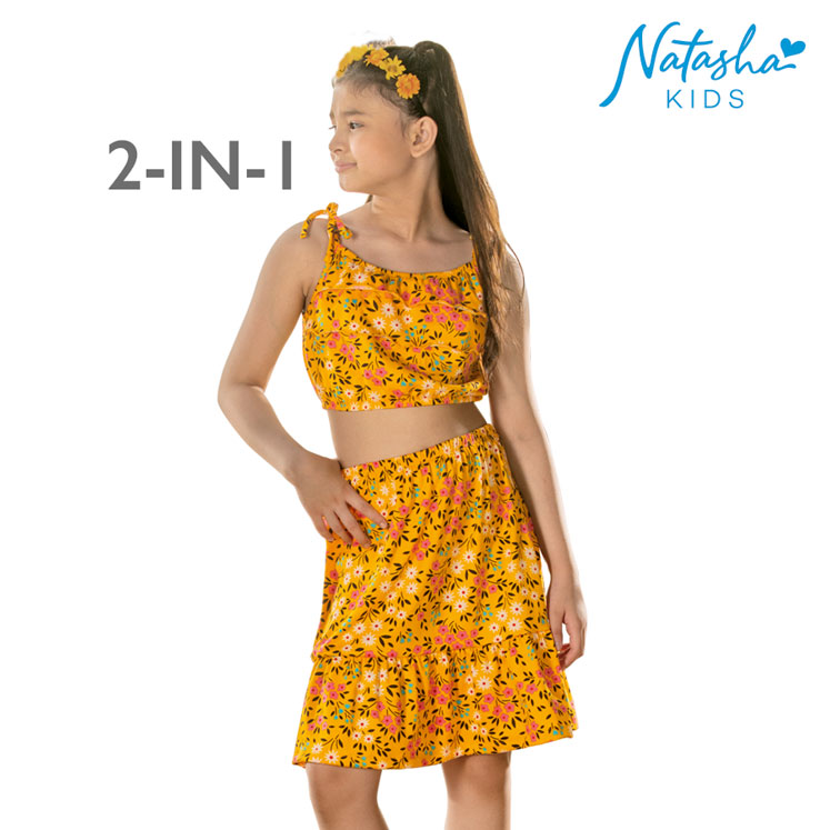 Desrica Girl's Blouse And Skirt Terno - Natasha Kids