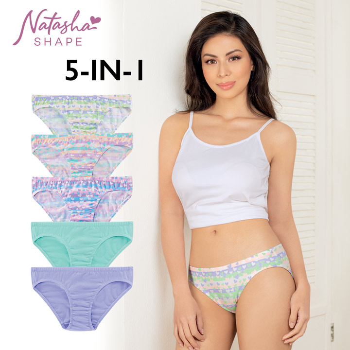 Carabell Ladies' 5 In 1 Bikini Panty - Natasha Shape