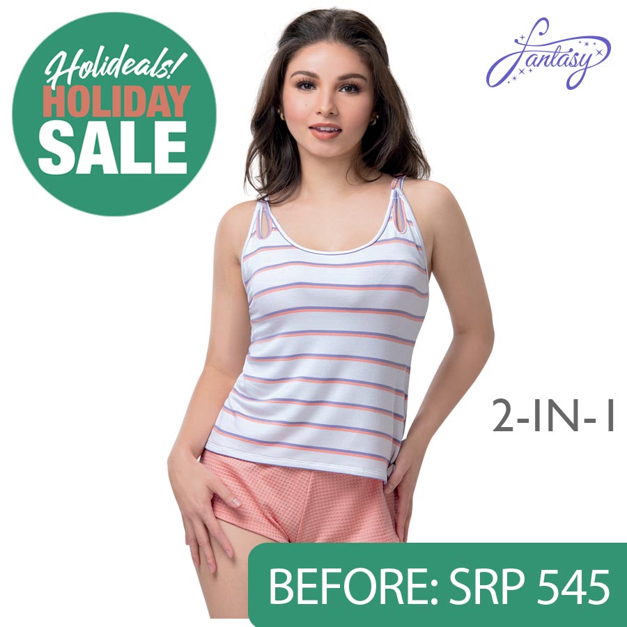 Mariepaula Ladie's Cami & Shorts - Fantasy