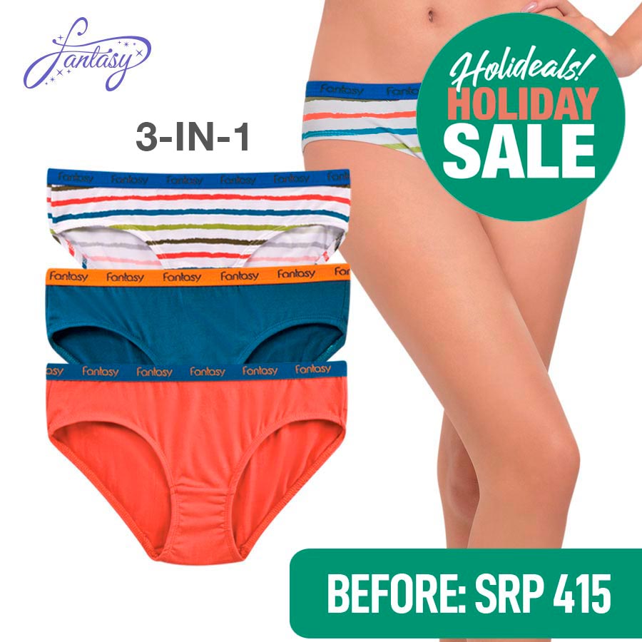 Magda Ladie's 3 In 1 Bikini Panty - Fantasy