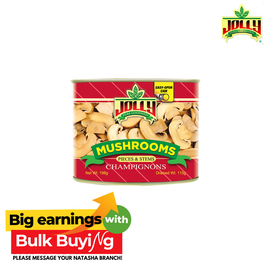 Mushrooms Pieces And Stems 198g - Jolly
