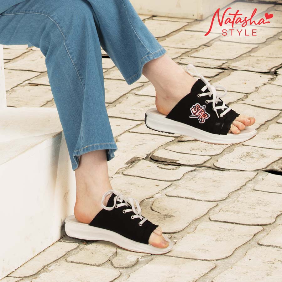 Ephemeral Ladies Laced-up Casual Sandals - Natasha Style