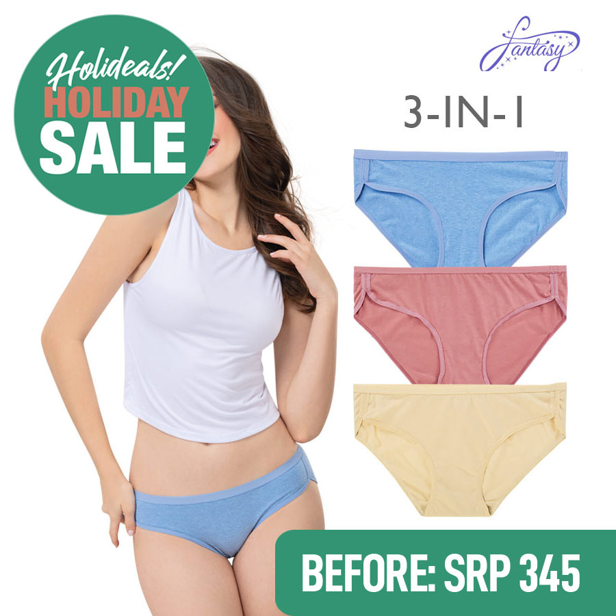 Malika Ladie's 3 In 1 Boyleg Panty - Fantasy