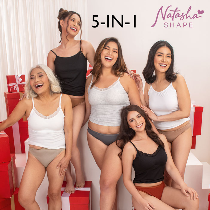 Emmalina Ladies' 5 In 1 Hi-leg Cheeky Panty - Natasha Shape