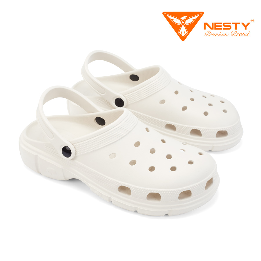 Cream Clogs Sandals Slippers - Nesty