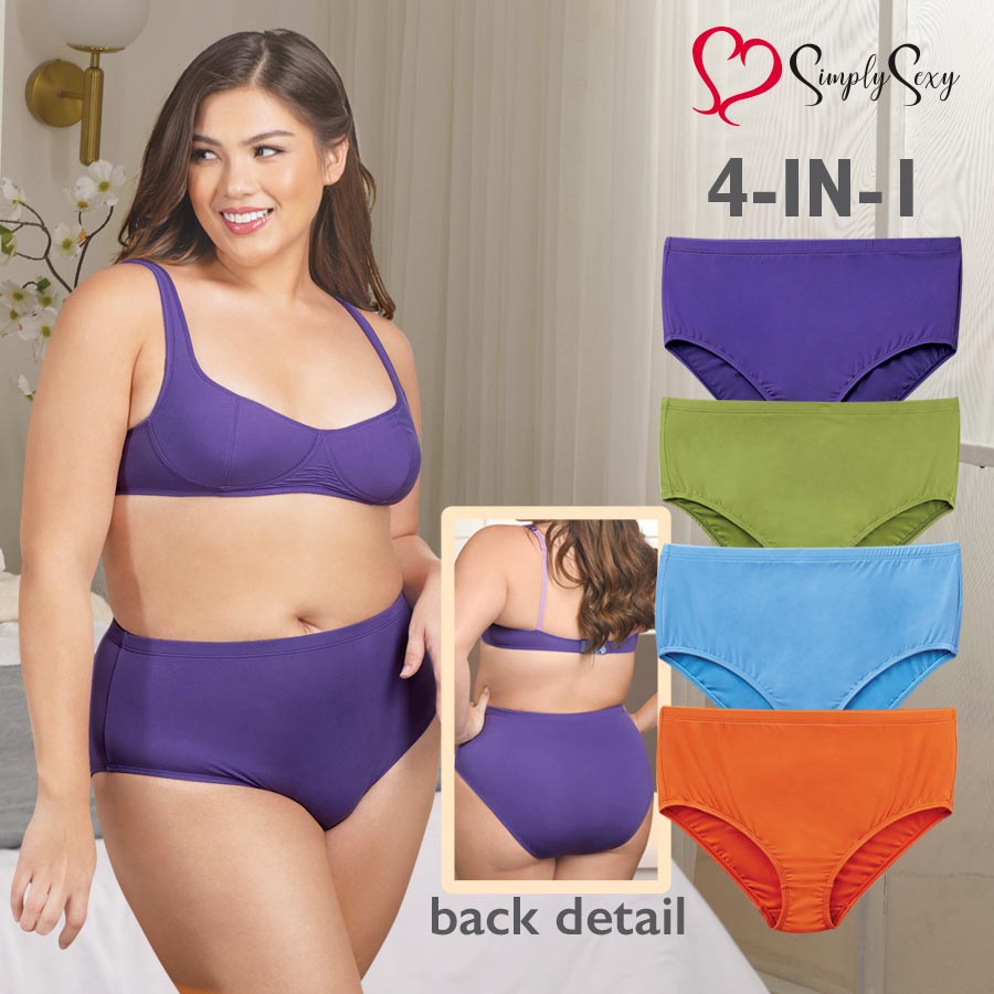 Ervinarose Plus Ladies 4in1 Highwaist Panty - Simply Sexy
