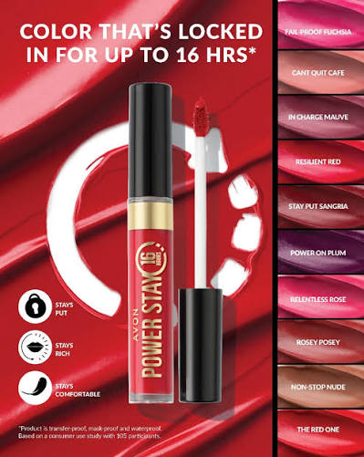 Power Stay 16Hr Matte Lip Color - Avon
