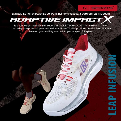 Chillin White Men's Basketball Shoes - N Sports