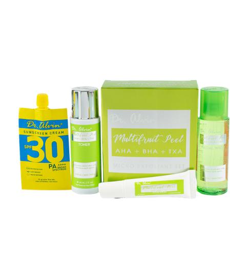Multifruit Peel Exfoliant Set - Dr Alvin