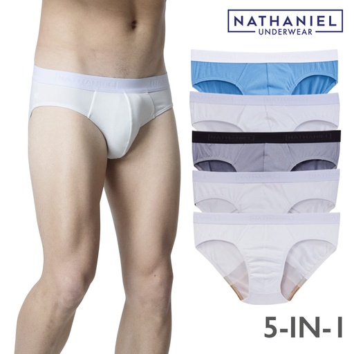 Gibsonjay Men's Multicolor 5-in-1 Bikini Brief - Nathaniel