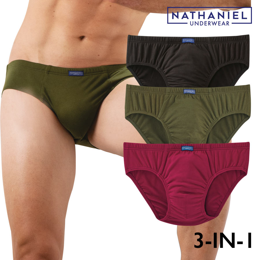 Clint Men's 3 In 1 Bikini Brief - Nathaniel