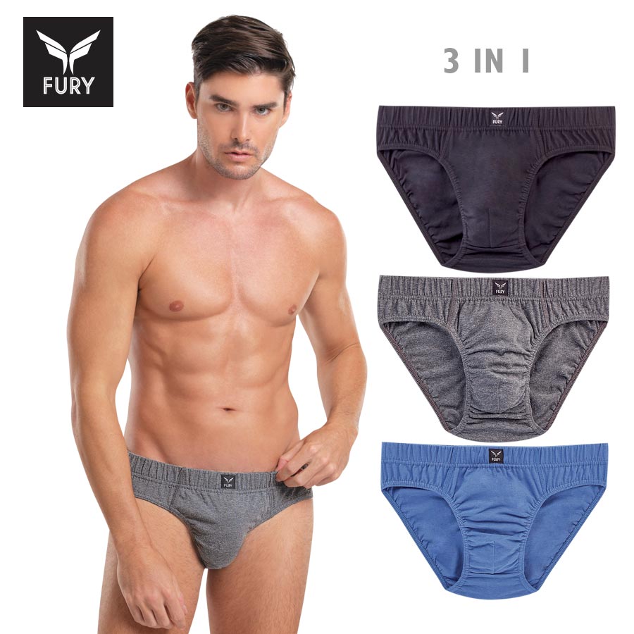 Montel Men's 3-in-1 Brief - Fury
