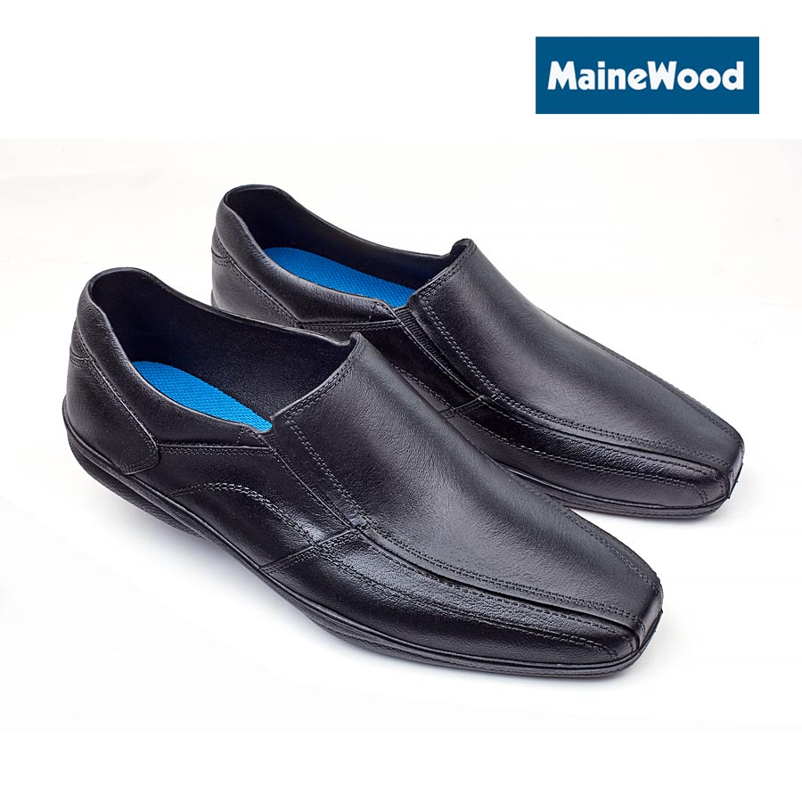 Ft011 Mens Black Shoes - Mainewood