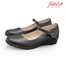 Metro Ladies Black Shoes - Natasha Style