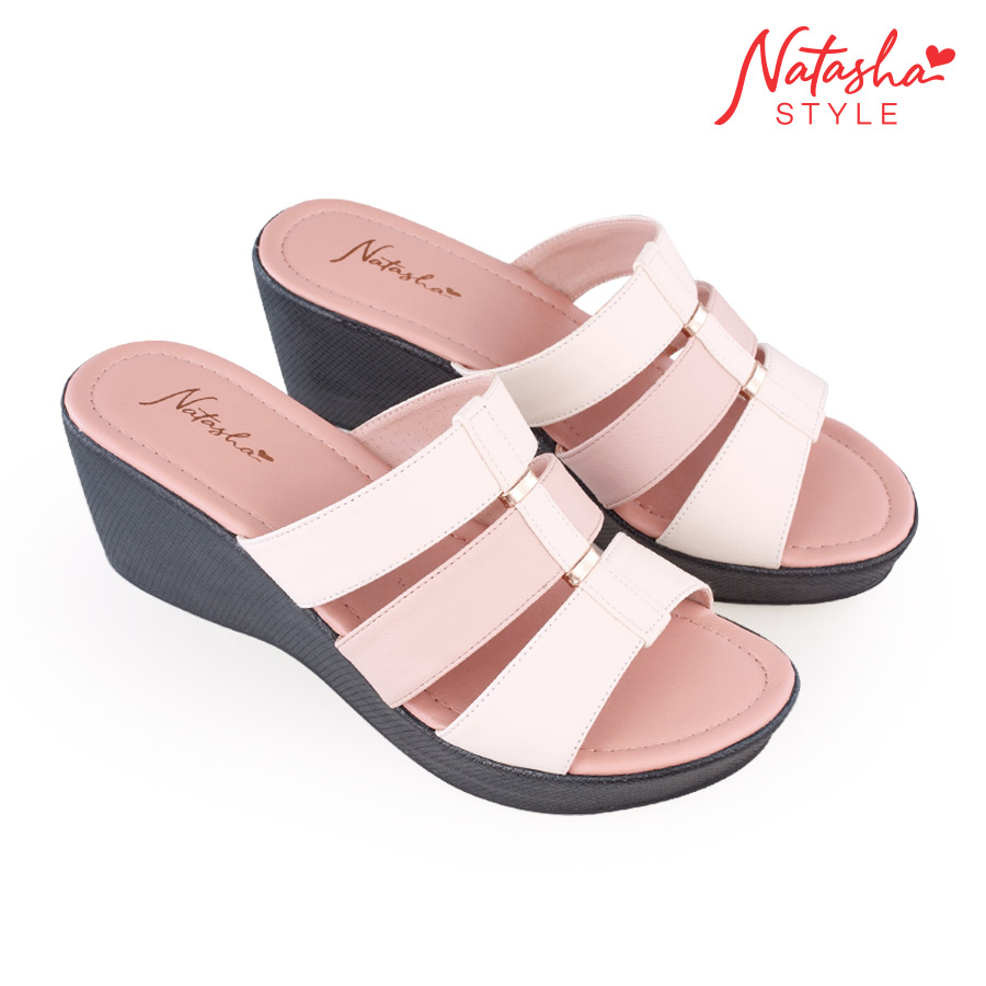 Blythe02 Ladies Casual Slip-on Wedge Sandals - Natasha Style