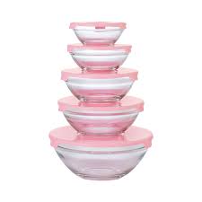 [Stora:Ad-00098] Adora 10-Pc Glass Bowl Set - Avon Home