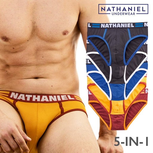[Consu:Co-Sm.XL.Me.La.00104] Cooperjake 5 in 1 Bikini Brief - Nathaniel 