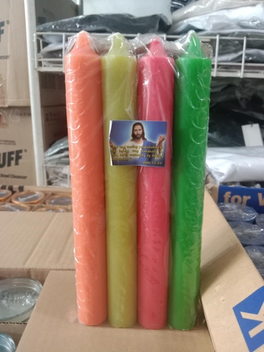 [Stora:To-Wh.01245] Tomb Candle 4in1 Assorted Color
